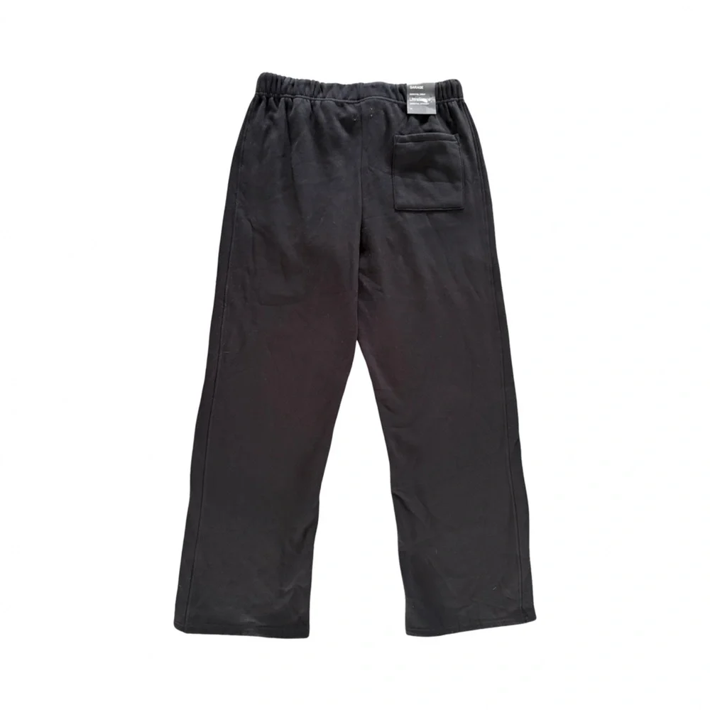 Garage UltraFleece Straight Leg Sweatpants Black NWT Size L - Picture 7 of 10
